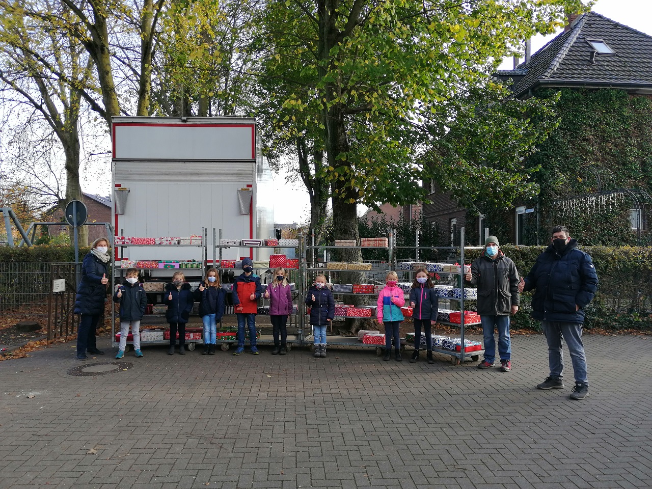 Weihnachtspäckchenkonvoi